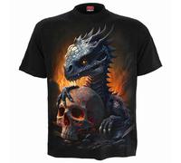 Spiral Direct HATCHLING - Front Print T-Shirt Black - XL - Digital
