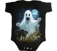 Spiral Direct HIGH SPIRITS - Baby Sleepsuit Black - M - Digital