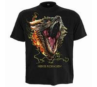 Spiral Direct HOD 2 - DROGON - Front Print T-Shirt Black - M - Digital - Digital