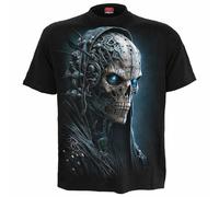 SPIRAL DIRECT HUMAN K106 T-Shirt ReaperBikerSkullHumanGothicFireRobotRiseTop/Tee