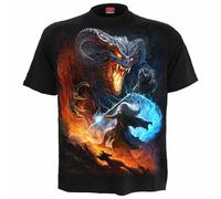 SPIRAL DIRECT INFERNAL DUEL T-Shirt,Reaper/Biker/Skull/Wise/Gothic/Fire/Top/Tee