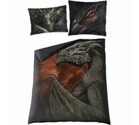 Spiral Direct MAJESTIC DRACO - Double Duvet Cover + UK And EU Pillow case