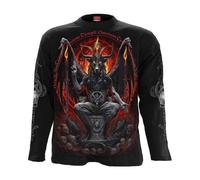 Spiral Direct Men's Baphomet Long-Sleeved T-Shirt in Black | Size: Large Spiral Direct Black L
