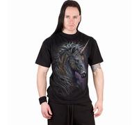 Spiral Direct Men's Celtic Unicorn Back Print T-Shirt in Black | Size: XL Spiral Direct Black XL