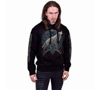 Spiral Direct Men's Celtic Wolf Back Print Pullover Hoodie in Black | Size: 4XL Spiral Direct Black 4XL