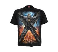 Spiral Direct Men's Crossed Over T-Shirt in Black | Size: XL Spiral Direct Black XL