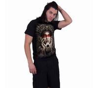 Spiral Direct Men's Cry Of The Wolf Back Print T-Shirt in Black | Size: Small Spiral Direct Black S