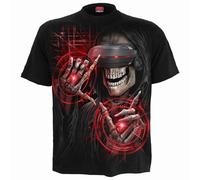 Spiral Direct Men's Cyber Death T-Shirt in Black | Size: Small Spiral Direct Black S