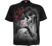 Spiral Direct Men's Dead Kiss T-Shirt in Black | Size: Medium Spiral Direct Black M