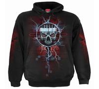 Spiral Direct Men's Death By Tv Hoodie in Black | Size: Small Spiral Direct Black S