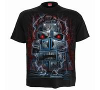 Spiral Direct Men's Death By Tv T-Shirt in Black | Size: Medium Spiral Direct Black M