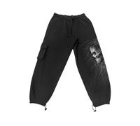 Spiral Direct Men's Death Forever Cargo Jogging Bottoms in Black | Size: Medium Spiral Direct Black M