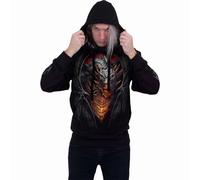 Spiral Direct Men's Draconis Back & Sleeve Print Hoodie in Black | Size: Medium Spiral Direct Black M