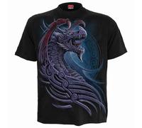 Spiral Direct Men's Dragon Borne Short-Sleeved T-Shirt in Black | Size: Small Spiral Direct Black S