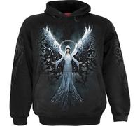 Spiral Direct Men's Ethereal Angel Hoodie in Black | Size: Small Spiral Direct Black S