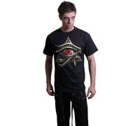 Spiral Direct Men's Evil Eye Back Print T-Shirt in Black | Size: XL Spiral Direct Black XL