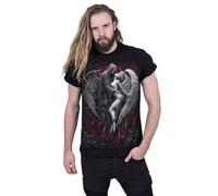 Spiral Direct Men's Forbidden Back Print T-Shirt in Black | Size: Medium Spiral Direct Black M