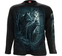 Spiral Direct Men's Forest Guardians Long-Sleeved T-Shirt in Black | Size: 2XL Spiral Direct Black 2XL