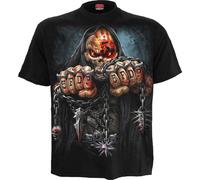 Spiral Direct Men's Game Over Five Finger Death Punch T-Shirt in Black | Size: 3XL Spiral Direct Black 3XL