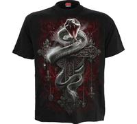 Spiral Direct Men's Gothic Serpent Short-Sleeved T-Shirt in Black | Size: Small Spiral Direct Black S