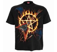 Spiral Direct Men's Hot Metal T-Shirt in Black | Size: Large Spiral Direct Black L