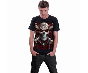 Spiral Direct Men's Lockdown 2020 Back Print T-Shirt in Black | Size: Small Spiral Direct Black S