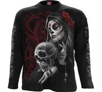 Spiral Direct Men's Love Is Dead Long-Sleeved T-Shirt in Black | Size: 2XL Spiral Direct Black 2XL