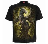 Spiral Direct Men's Oak Dragon T-Shirt in Black | Size: Small Spiral Direct Black S