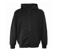 Spiral Direct Men's Plain Full Zip Hoodie in Black | Size: Medium Spiral Direct Black M