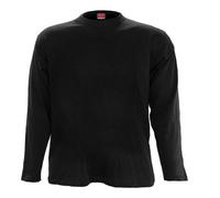 Spiral Direct Men's Plain Long-Sleeved T-Shirt in Black | Size: Large Spiral Direct Black L