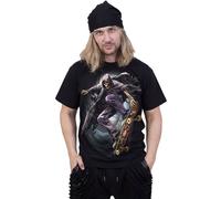 Spiral Direct Men's Soul Boarder Back Print T-Shirt in Black | Size: Medium Spiral Direct Black M