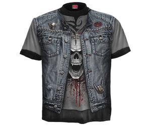 Spiral Direct Men's Thrash Metal All-Over Print T-Shirt in Black | Size: Small Spiral Direct Black S