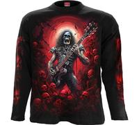 Spiral Direct Men's Tomb Of Rock Long-Sleeved T-Shirt in Black | Size: XL Spiral Direct Black XL