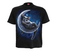 Spiral Direct Men's Velvet Moon T-Shirt in Black | Size: XL Spiral Direct Black XL