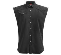Spiral Direct METAL STREETWEAR - Sleeveless Stone Washed Worker Black - L - SPI - SPI