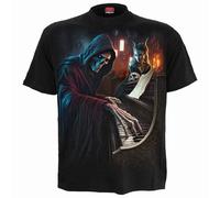 SPIRAL DIRECT MIDNIGHT BLUES T-Shirt,Reaper/Biker/Skull/Nocturne/Gothic/Top/Tee