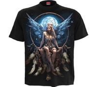 SPIRAL DIRECT MOON FAIRY T-Shirt Tattoo Darkness Angel Moon Wings Fairy TopTee