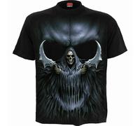 Spiral Direct NEW DOUBLE DEATH T-SHIRT/Goth/DeathReaper/Skull/Metal/Rock/Tee/Top