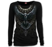 Spiral - Blood Rose - Baggy Top Black - S