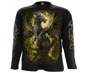 Spiral Direct OAK DRAGON Long Sleeve TshirtBikerTattooDragonFireGothOakForestTop