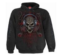 Spiral Direct PC Gamer Drawstring Hoodie in Black | Size: XS Spiral Direct Black XS