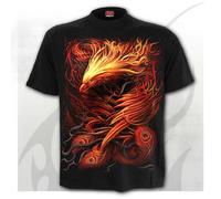Spiral Direct Phoenix Arisen Bird Flames Fire Fantasy Gothic T Shirt T145M101