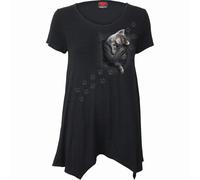 Spiral Direct POCKET KITTEN - Smock - Tunic Casual Top - S - Digital - Digital
