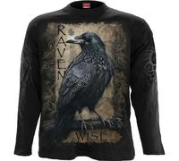 Spiral Direct RAVEN WISE - Longsleeve T-Shirt Black - L
