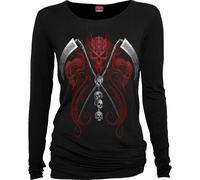 Spiral Direct REAPERESS - Baggy Top Black - M - Digital - Digital