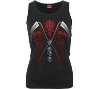 Spiral Direct REAPERESS - Razor Back Top Black - M - Screen - Screen