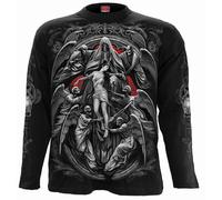 Spiral Direct REAPER'S DOOR LONG SLEEVE T-Shirt/Biker/Goth/Skull/Angel/Reaper