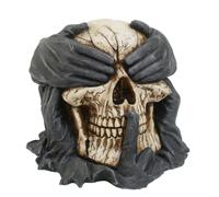 Spiral Direct See Hear Speak No Evil Skull Ornament