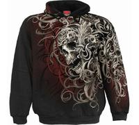 Spiral - Skull Shoulder Wrap - Allover Hoody Black - S