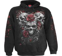 Spiral Direct SKULLS N' ROSES - Kids Hoody Black - XS